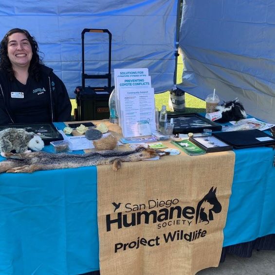 Project Wildlife Info Booth